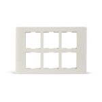 IN84012C | ZENcelo India - 12 Module Grid and Cover frame - White - Schneider Electric