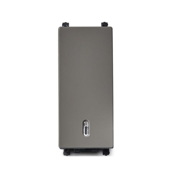 IN8401/16(BZ) | ZENcelo India - 16AX/20A 1 Way Full Flat Switch with Indicator - Dark Grey - Schneider Electric