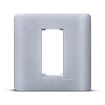 IN8401C(SA) | ZENcelo India - 1 Module Grid and Cover frame - Satin Silver - Schneider Electric