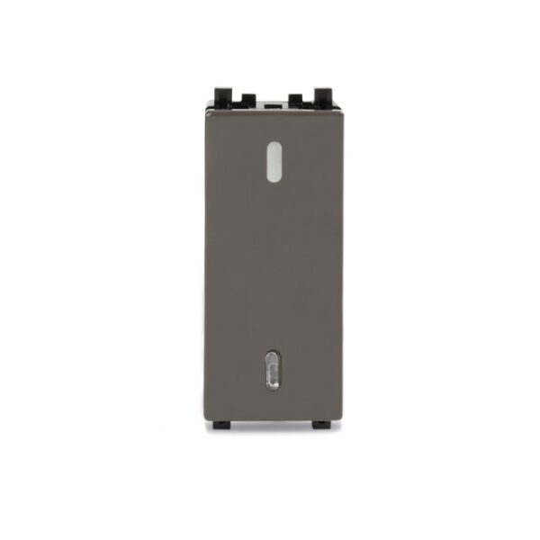 IN8402/16(BZ) | ZENcelo India - 16AX/20A 2 Way Full Flat Switch - Dark Grey - Schneider Electric