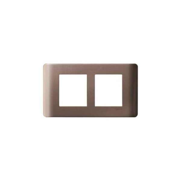 IN8404C(SZ) | ZENcelo India - 4 Module Grid and Cover frame - Silver Bronze - Schneider Electric