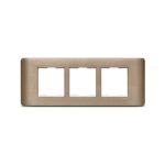 IN8406C(SZ) | ZENcelo India - 6 Module Grid and Cover frame - Silver Bronze - Schneider Electric