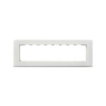 IN8409C | ZENcelo India - 9 Module Grid and Cover frame - White - Schneider Electric