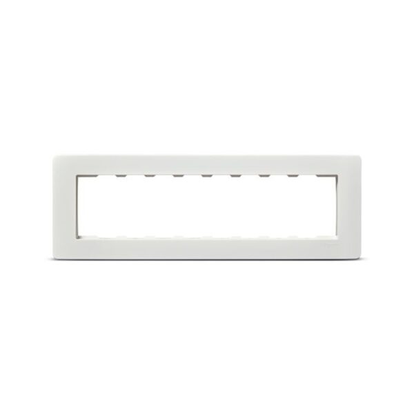 IN8409C | ZENcelo India - 9 Module Grid and Cover frame - White - Schneider Electric