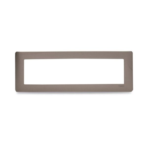 IN8409C(SZ) | ZENcelo India - 9 Module Grid and Cover frame - Silver Bronze - Schneider Electric
