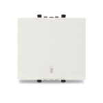 IN8421 | ZENcelo India - 6A 1 Way 2 Module Full Flat Switch with Indicator - White - Schneider Electric