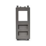 IN8431RJ6(BZ) | ZENcelo India - Data Outlet (RJ45) Cat 6 (shuttered) - Dark Grey - Schneider Electric