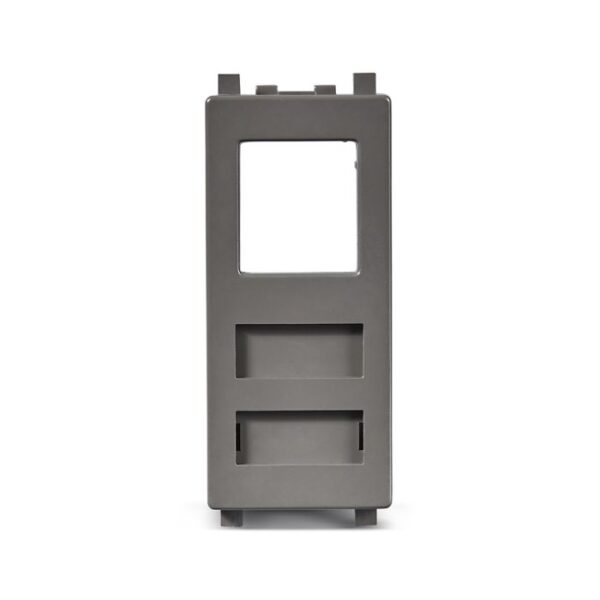 IN8431RJ6(BZ) | ZENcelo India - Data Outlet (RJ45) Cat 6 (shuttered) - Dark Grey - Schneider Electric