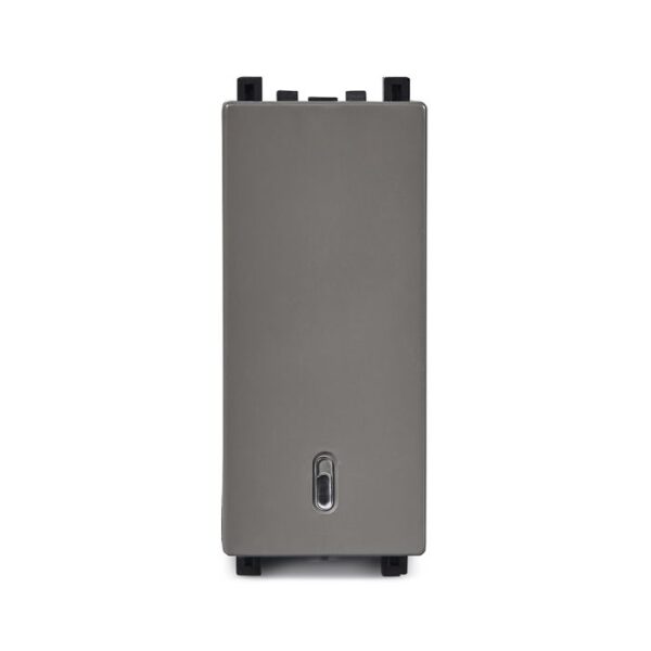 IN8481(BZ) | ZENcelo India - 6A 1W Full-Flat Switch with Neon-Dark Grey - Schneider Electric