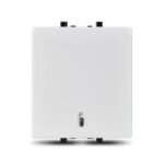 IN8482/16 | ZENcelo India - 16AX/20A 1 Way 2 Module Full Flat Switch with Neon-White - Schneider Electric