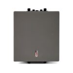 IN8482/16(BZ) | ZENcelo India - 16AX/20A 1 Way 2 Module Full Flat Switch with Neon-Dark Grey - Schneider Electric
