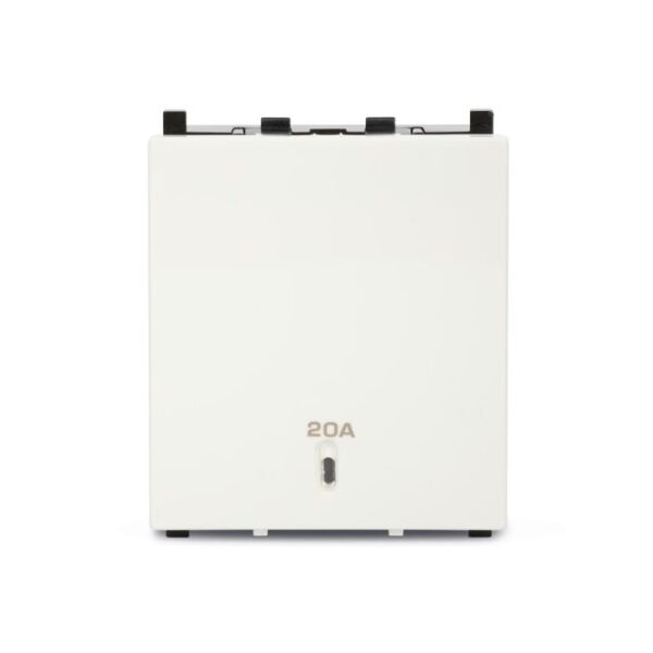 IN8486/20 | ZENcelo India - 20A 2 Module Double Pole Full Flat Switch with Neon -White - Schneider Electric