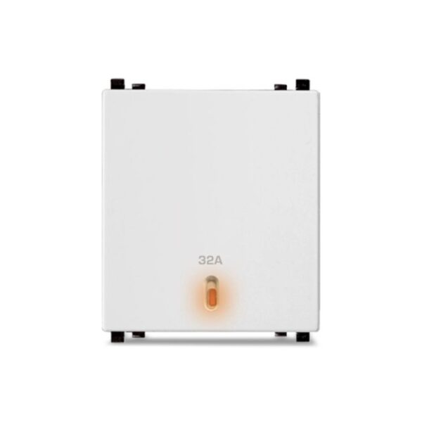 IN8486/32(BZ) | ZENcelo India - 32A 2 Module Full Flat Double Pole Switch with Neon -Dark Grey - Schneider Electric
