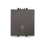 INH8453(BZ) | ZENcelo India - 2 Module Illuminated switch with "Do Not Disturb " -Dark Grey - Schneider Electric