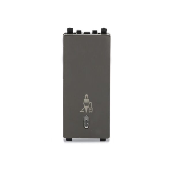 INH8455(BZ) | ZENcelo India - 2 Module Illuminated switch with "Make My Room" -Dark Grey - Schneider Electric