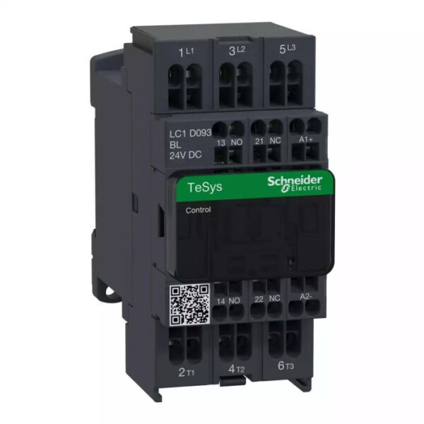 LC1D093BL | TeSys3PCTR9A AC3 4KW1NO1NC24VDC LC SPRIN - Schneider Electric