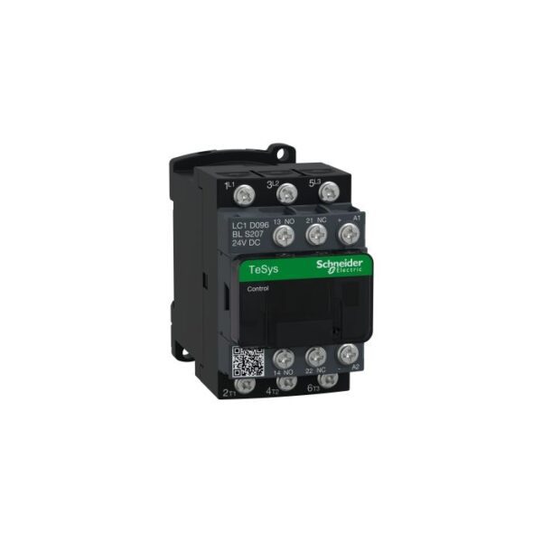 LC1D096BLS207 | 3P CON 9A AC3 4KW 1NO 1NC 24VDC LC LUG - Schneider Electric