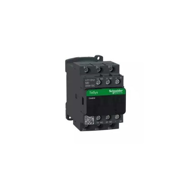 LC1D12MD | TeSys CON 12A AC3 5.5KW 1NO 1NC 220VDC - Schneider Electric