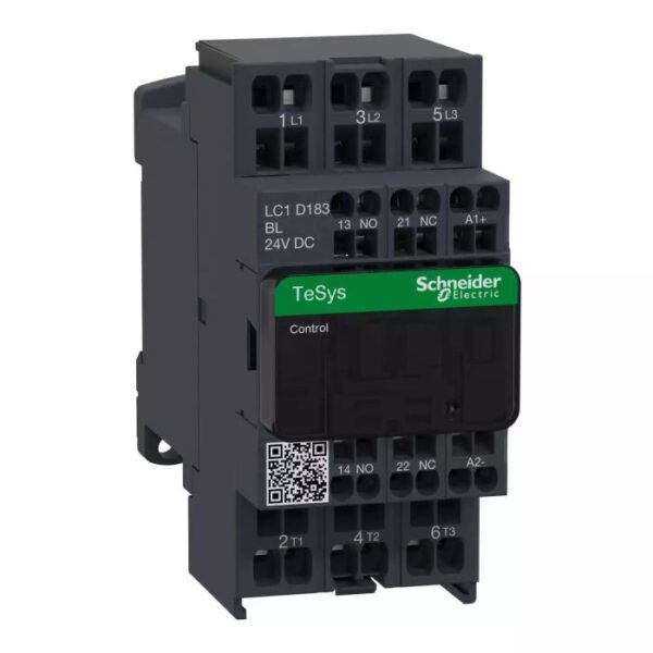 LC1D183BL | TeSys3P CTR18A AC3 9KW1NO1NC24VDC LC SPR - Schneider Electric