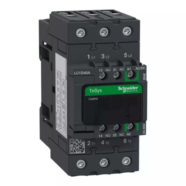 LC1D40ABNE | TESYS D CONTACTOR-3P-AC3- <= 440V 40A - - Schneider Electric
