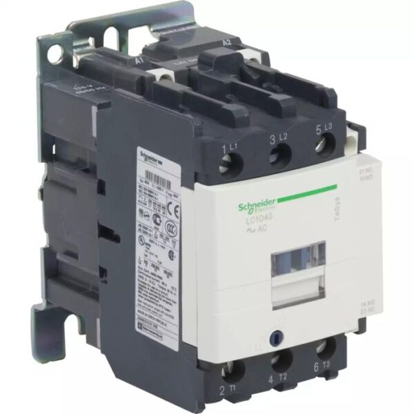 LC1D40M7 | 3P OLD CONT 22KW 1NO 1NC 220VAC COIL - Schneider Electric