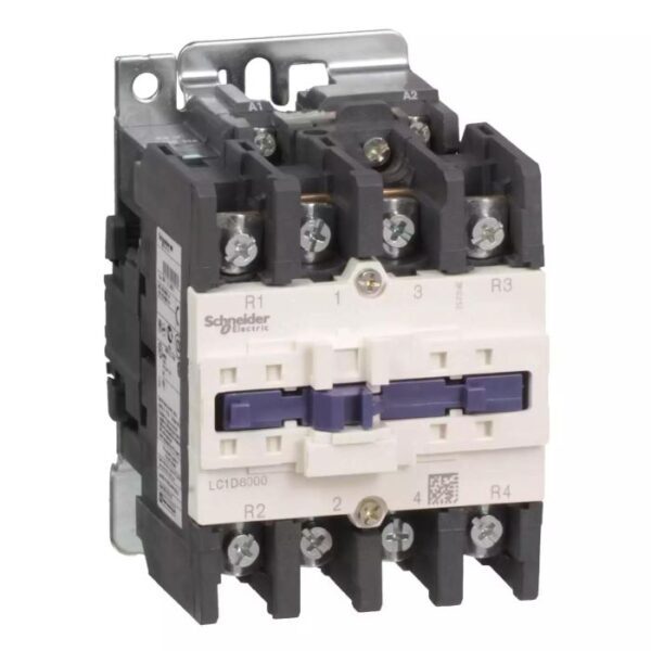 LC1D80004M5 4P CONTACTOR 125A AC-1 220VAC COIL Schneider Electric lc1d80004m5