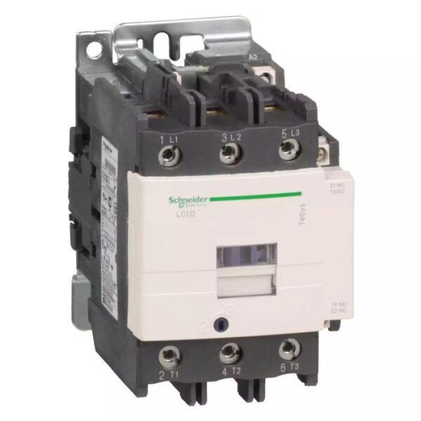 LC1D80U7 3P CONT 80A AC3 37KW 1NO 1NC 240VAC COIL Schneider Electric lc1d80u7
