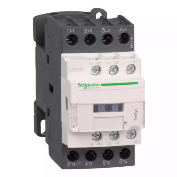 LC1DT20BD | TeSys 4P CONTACTOR 20A AC-1 24VDC COIL - Schneider Electric