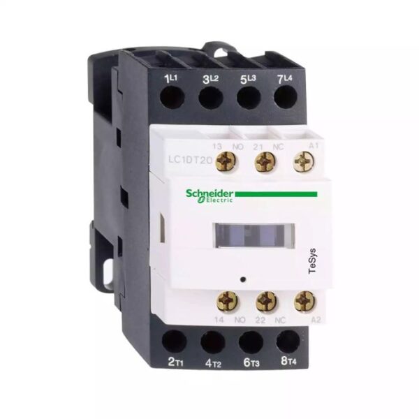 LC1DT20MD | TeSys 4P CONTACTOR 20A AC-1 220VDC COIL - Schneider Electric