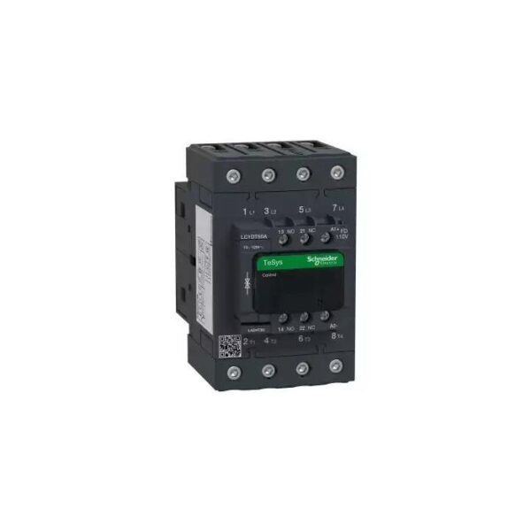 LC1DT60AFD TeSys 4P EVLK CONTACTOR 60A AC1 110VDC Schneider Electric lc1dt60afd