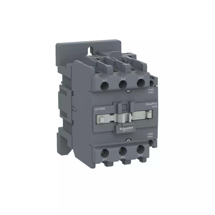 lc1e65m5.jpg LC1E65M5 | 3P CONTACTOR EasyPact TVS 30KW 400V AC3 - Schneider Electric - Image 1