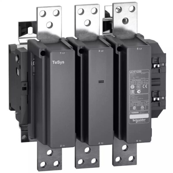 LC1F1250 1250A CONTACTOR 3P NO COIL Schneider Electric lc1f1250