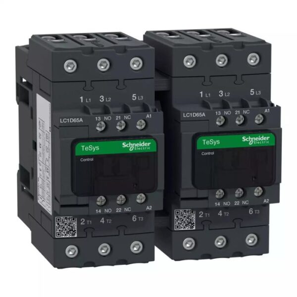 LC2D65AP7 TeSys3PEVLK REVERS CTR 65A 30KW AC3 230VAC Schneider Electric lc2d65ap7