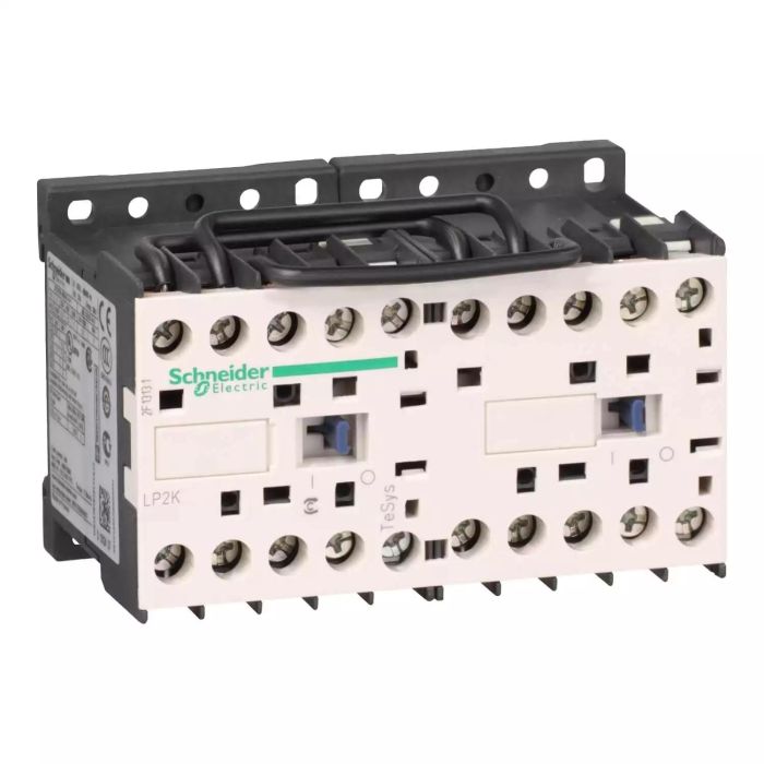 lp2k0601bd.jpg LP2K0601BD | REVERS CONTACTOR 6A AC3 2.2KW 24VDC COIL - Schneider Electric - Image 1