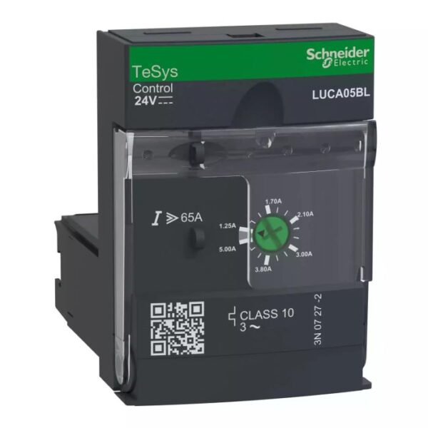 LUCA05BL | STD CONTROL 1.25-5A 24VDC - Schneider Electric