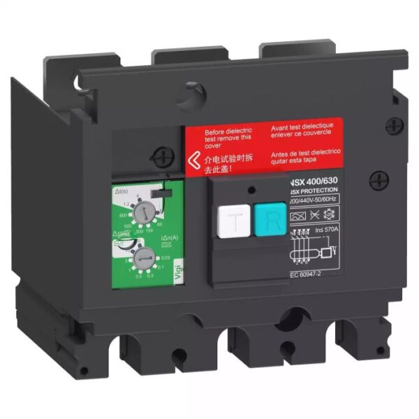 LV432464 Vigi 200-440V 3P for NSX400 630 Schneider Electric lv