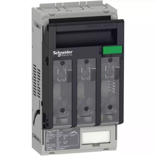LV480801 | ISTF160 FUSE-SWITCH FIXED M8 TERMINALS - Schneider Electric