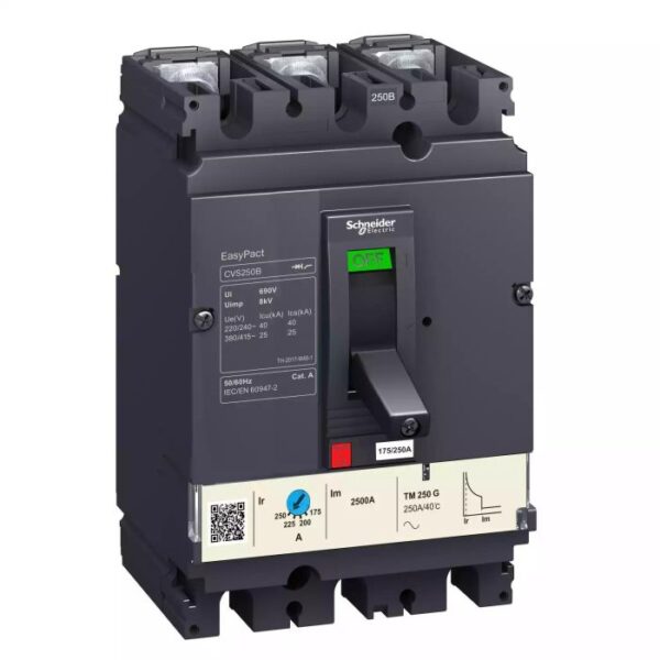 LV510452 | Cvs100N Ma12,5 3P3D Disjoncteur - Schneider Electric