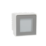 MLAQI2M_WH | Air Quality Indicator, Miluz Lara, 2 Module, White - Schneider Electric
