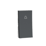 MLBP1M_AN | Bell Press Switch, Miluz Lara, 6A, 1 Module, Anthracite - Schneider Electric