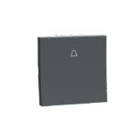MLBP2M_AN | Bell Press Switch, Miluz Lara, 6A, 2 Module, Anthracite - Schneider Electric