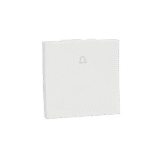 MLBP2M_WH | Bell Press Switch, Miluz Lara, 6A, 2 Module, White - Schneider Electric
