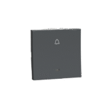 MLBPI2M_AN | Bell Press Switch, Miluz Lara, 6A, Indicator, 2 Module, Anthracite - Schneider Electric