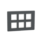 MLCP12M_AN | Cover Frame, Miluz Lara, 12 Module, Anthracite - Schneider Electric