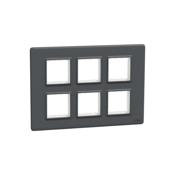MLCP12M_AN | Cover Frame, Miluz Lara, 12 Module, Anthracite - Schneider Electric