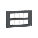 MLCP16M_AN | Cover Frame, Miluz Lara, 16 Module, Anthracite - Schneider Electric