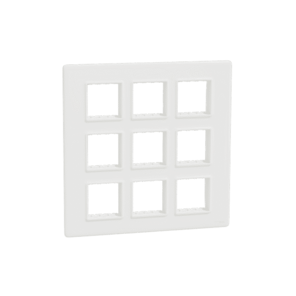 MLCP18M_WH | Cover Frame, Miluz Lara, 18 Module, White - Schneider Electric