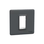 MLCP1M_AN | Cover Frame, Miluz Lara, 1 Module, Anthracite - Schneider Electric