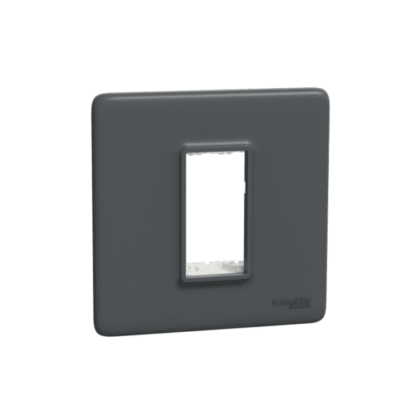 MLCP1M_AN | Cover Frame, Miluz Lara, 1 Module, Anthracite - Schneider Electric