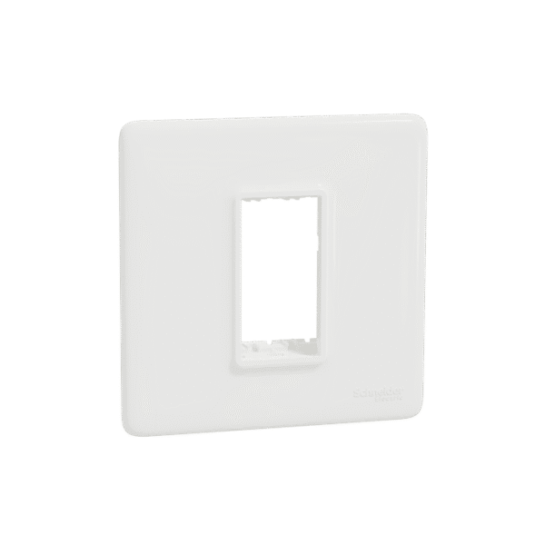 MLCP1M_WH | Cover Frame, Miluz Lara, 1 Module, White - Schneider Electric